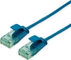 Изображение Roline Recycled Material ROLINE RM UTP Data Center Patch Cord Cat.6A (Class EA), Slim, blue, 2 m