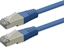 Picture of Roline S/FTP (PiMF) Patch Cord, Cat.6 (Class E), PoE, blue, 3 m