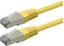 Attēls no Roline S/FTP (PiMF) Patch Cord, Cat.6 (Class E), PoE, yellow, 0.3 m