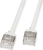 Picture of Roline U/FTP Data Center Patch Cord Cat.6A (Class EA), LSOH, Slim, Ultra Short Connector, white, 1.5 m