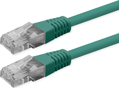 Attēls no Roline UTP Patch Cord, Cat.6 (Class E), PoE, green, 2 m