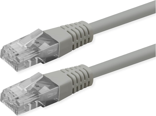 Picture of Roline UTP Patch Cord, Cat.6 (Class E), PoE, grey, 5 m