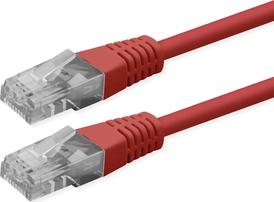 Picture of Roline UTP Patch Cord, Cat.6 (Class E), PoE, red, 5 m