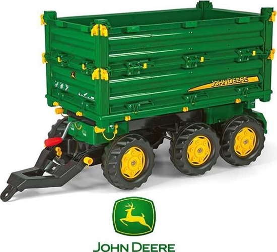 Picture of Rolly Toys Rolly Toys Przyczepa Wywrotka Rolly Multi John Deere 3 osiowa