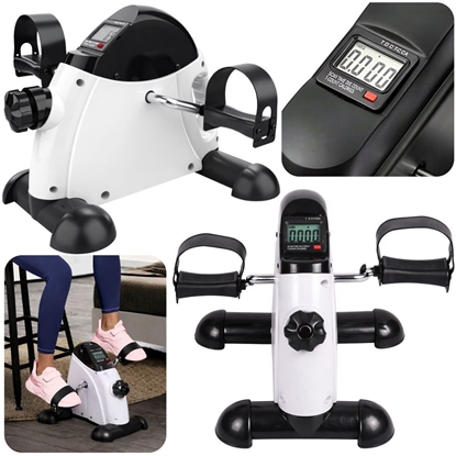 Изображение Rower stacjonarny Lean Mini Rowerek Treningowy Rower Rehabilitacyjny Trenaer Na Rce I Nogi LCD