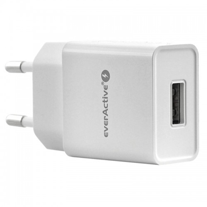 Attēls no Rozetes lādētājs - barošanas bloks, USB 5V everActive SC-200 iepakojumā 1 gb.