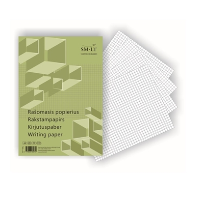 Изображение Rūtiņu papīrs A4, 100 loksnes, SMLT