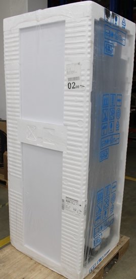 Picture of SALE OUT. BEKO Refrigerator | B3RCNA344HW1 | Energy efficiency class E | Free standing | Combi | Height 179.6 cm | No Frost system | Fridge net capacity 209 L | Freezer net capacity 92 L | Display | 37 dB | White | DAMAGED PACKAGING