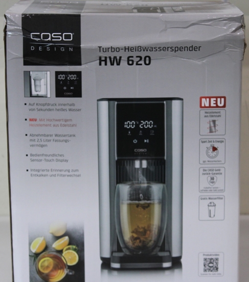 Picture of SALE OUT. Caso Turbo hot water dispenser | HW 620 | Water Dispenser | 2600 W | 2.5 L | Plastic/Stainless Steel | Black/Stainless Steel | DAMAGED  PACKAGING