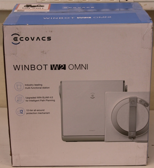 Изображение SALE OUT. Ecovacs | Window Cleaning Robot | WINBOT W2 OMNI | Corded | 2800 Pa | White | USED, DIRTY, SCRATCHED, MISSING LIQUID BOTTLE