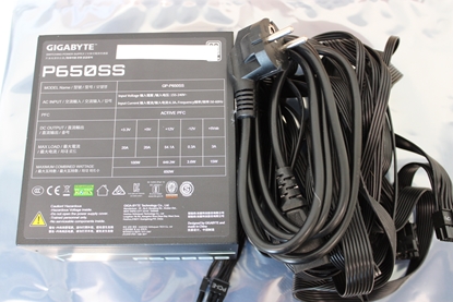 Attēls no SALE OUT. Gigabyte PSU | GP-P650SS GEU1 | 650 W | REFURBISHED, WITHOUT ORIGINAL PACKAGING, MANUAL AND ACCESSORIES