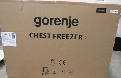 Изображение SALE OUT. Gorenje | Freezer | FH30EAW | Energy efficiency class E | Chest | Free standing | Height 84.7 cm | Total net capacity 297 L | Display | White | DAMAGED PACKAGING, DENT ON SIDE, DAMAGED FRONT