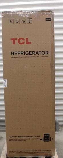 Изображение SALE OUT. TCL Refrigerator | RP340BSD1 | Energy efficiency class D | Free standing | Combi | Height 185 cm | No Frost system | Fridge net capacity 223 L | Freezer net capacity 117 L | Display | 35 dB | Grey | DAMAGED PACKAGING, DENT ON DOOR AND TOP