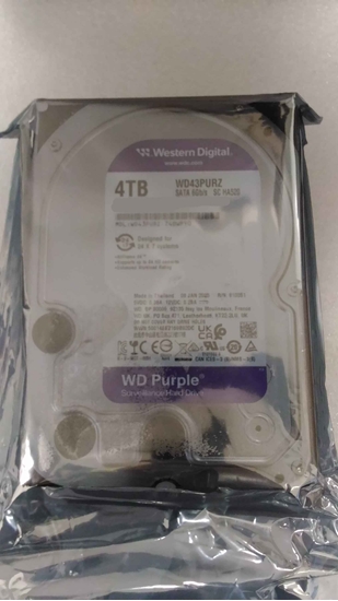 Picture of SALE OUT. Western Digital Purple Surveillance, 4 TB, 3.5", HDD | Western Digital Hard Drive | Digital Purple Surveillance | 4000 GB | REFURBISHED