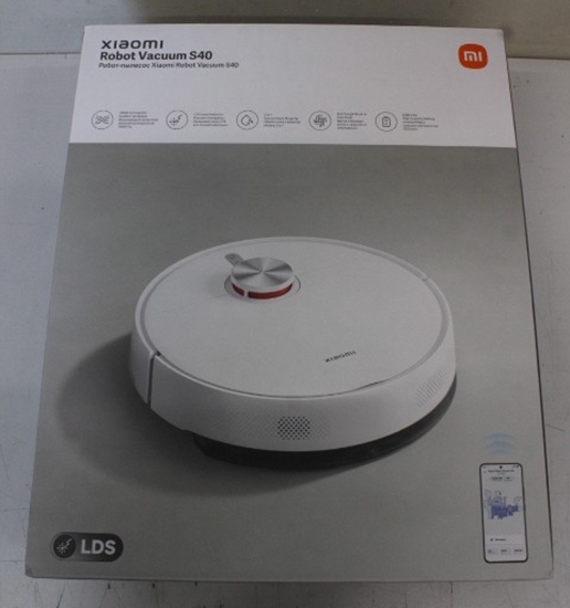 Изображение SALE OUT. Xiaomi Robot Vacuum S40 EU | Xiaomi Robot Vacuum S40 EU | Wet&Dry | 5200 mAh | Dust capacity 0.52 L | 10000 Pa | White | DAMAGED PACKAGING | 24 month(s)