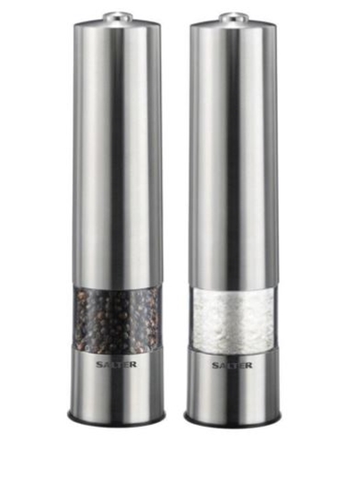 Picture of Salter 7522 SSTUR15UP3 Salter Stainless Steel Electric Salt & Pepper Mills