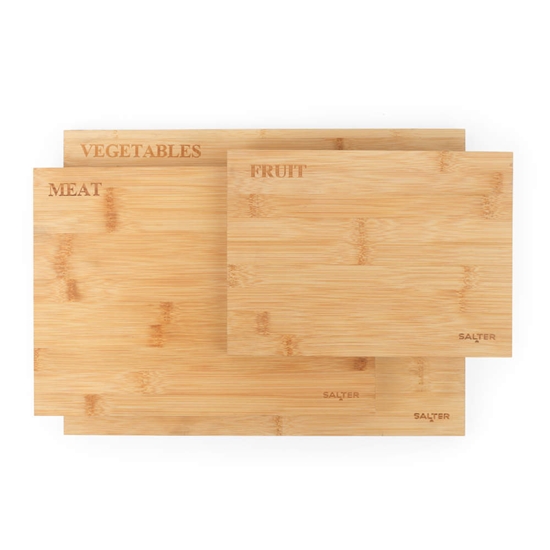 Изображение Salter BW072812EU7 3 Piece Bamboo Chopping Board Set