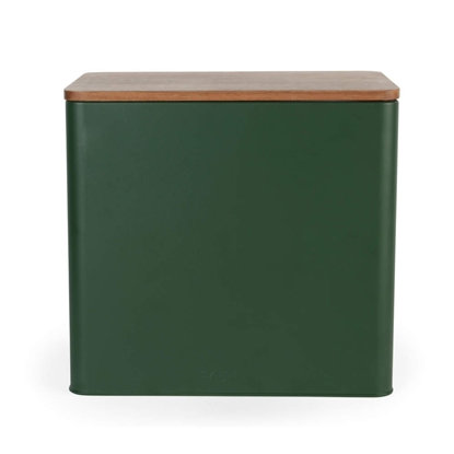 Изображение Salter BW12899G Toronto Bread Bin, Green/Wooden