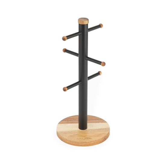 Picture of Salter BW1356611EU7 Toronto Mug Tree, Wood/Black