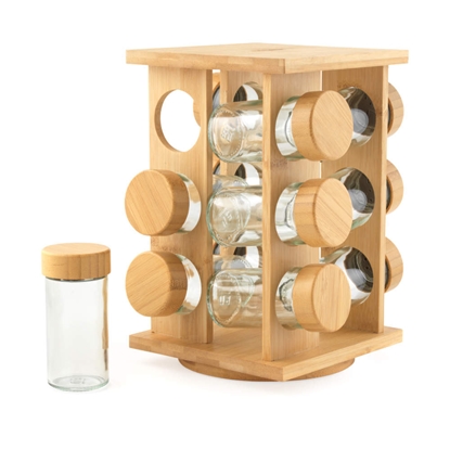 Picture of Salter BW14238 Bamboo Rotating Spice Rack