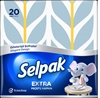 Picture of Salvetes SELPAK Deluxe, 30x30cm, 3 slāņi, 4 dizaini, 20gab