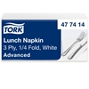 Изображение Salvetes TORK ADVANCED SOFT LUNCH, 3 sl.,150 salvetes, 33 x 32.6 cm, baltā krāsā