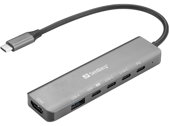 Изображение Sandberg 136-77 USB-C 6-in-1 MediaDock