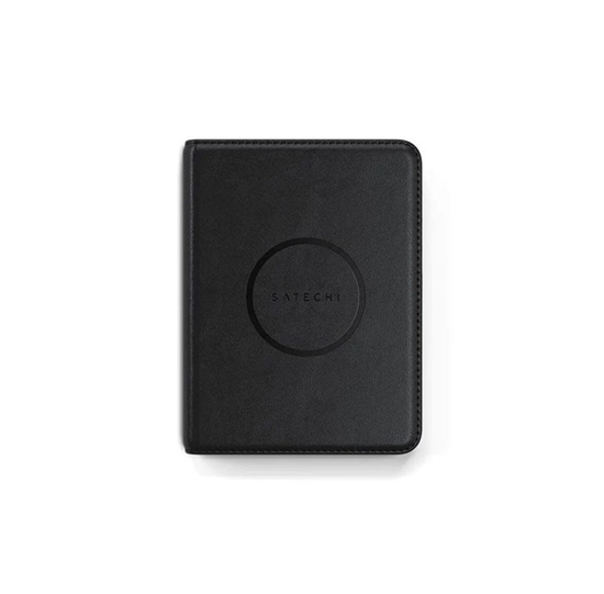 Picture of Satechi Locator compatible with Apple Find My Satechi FindAll Passport Cover shape Vegan Leather ST-VPCK black