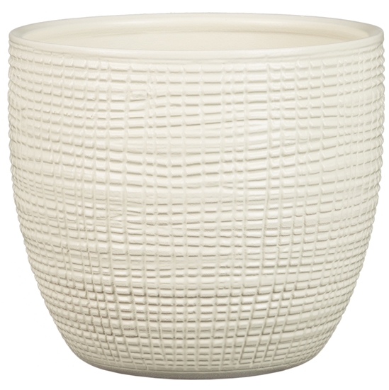 Picture of Scheurich FLOWER POT 866/19 VAINILLA D19