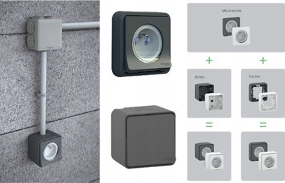 Picture of Schneider Electric Mureva Styl Przycisk z podwietleniem antracytowy MUR35028