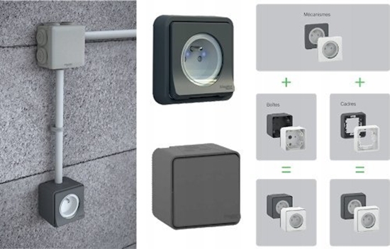 Picture of Schneider Electric Mureva Styl Przycisk z podwietleniem antracytowy MUR35028