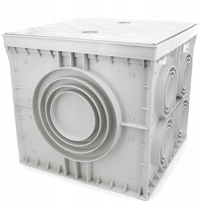 Изображение Schneider Electric Studzienka kontrolna-pomiarowa, odgromowa, uszczelniona IP55, 550x550x550 mm, SG555555-10