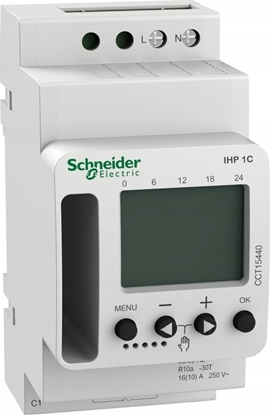 Attēls no Schneider Electric Tygodniowy zegar cyfrowy IHP 1C Tyg CCT15440