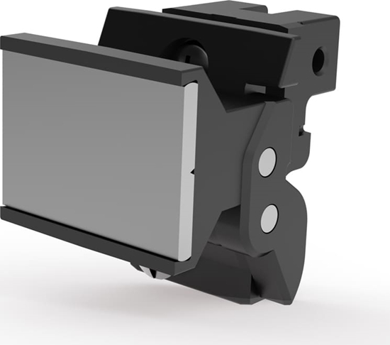 Picture of Schroff Extractor Handle Trapezoid Form, Type 2, RAL 9005, Without Alignment Pin