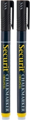 Picture of Securit Chalkmarker sort 1-2mm 2szt./opak - (2 szt.)