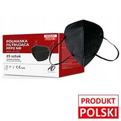 Attēls no Sejas maska FFP2 melna AD-2022 EN 149:2001+A1:2009