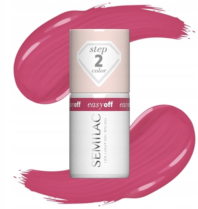 Attēls no Semilac SEMILAC Easy Off Lakier hybrydowy Led Light Pink Coral 7 ml