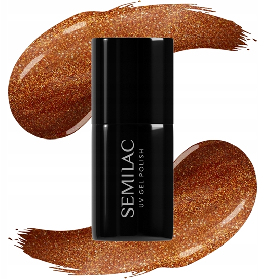Изображение Semilac SEMILAC Lakier hybrydowy Glazed Cinnamon 944 7 ml