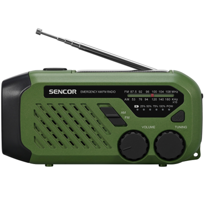 Picture of Sencor SRD 1000SCL GR Crank powered Radio