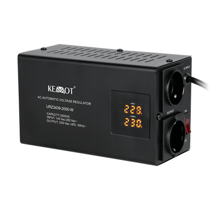 Изображение SER-2000 automātiskais sprieguma stabilizators | 2000VA | 8% precizitāte