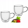 Picture of Set of 2 double-wall glass mugs 250 ml, 9010, Kamille