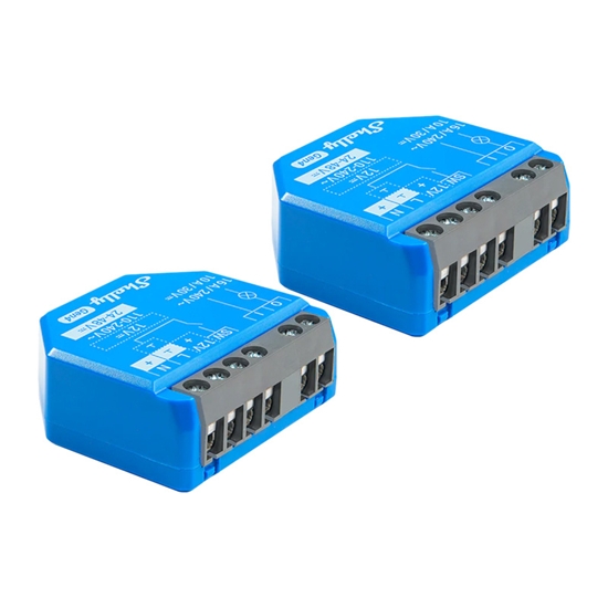 Изображение Set of 2 Shelly 1 Gen4 Zigbee/Matter Controllers