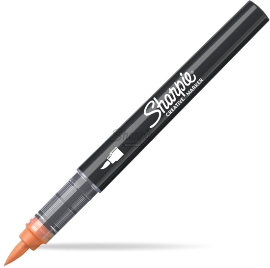 Picture of Sharpie 2218112 marker 1 szt. Kocówka pdzlowa Pomaraczowy