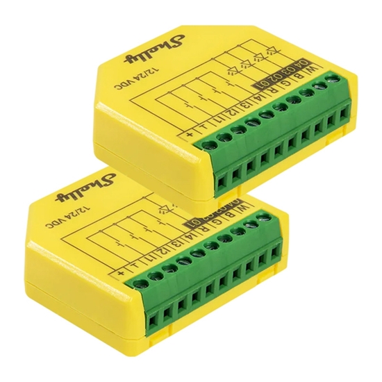 Picture of SHELLY Plus RGBW PM Wi-Fi/Bluetooth LED Strip Controller (2-pack)