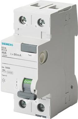 Picture of Siemens Wycznik rónicowo-prdowy 2P 16A 0,03A typ A 230V (5SV3311-6)