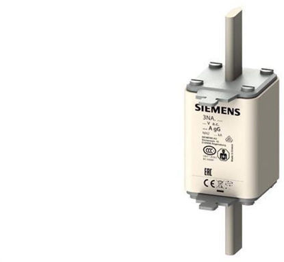 Picture of Siemens Wkadka topikowa NH 250A 500V klasa gG standardowa wersja zaczepy nieizolowane wielko 2 3NA3244