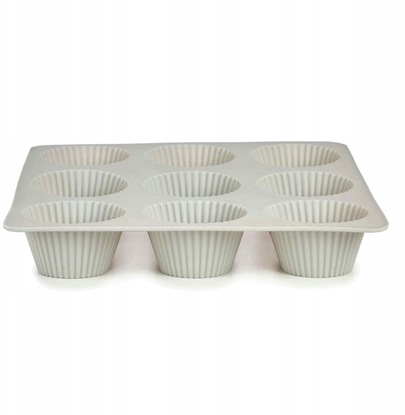 Picture of Silicone baking form for 9 muffins, 3×22×22 cm, 76834, Kinvara