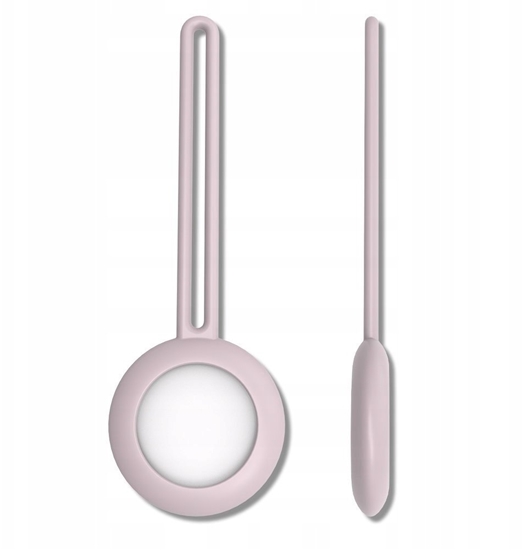 Picture of SILIKONOWE ELASTYCZNE ETUI BRELOK ZAWIESZKA DO LOKALIZATORA APPLE AIRTAG RÓOWY