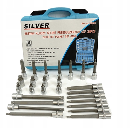 Picture of Silver SILVER KLUCZE SPLINE 1/2" PRZEDUANE 26szt