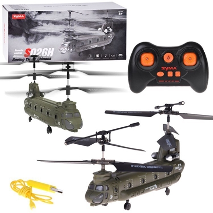 Изображение Syma S026H Helikopter zdalnie sterowany Chinook stabilizacja GYRO RC0714 EDUKAMP